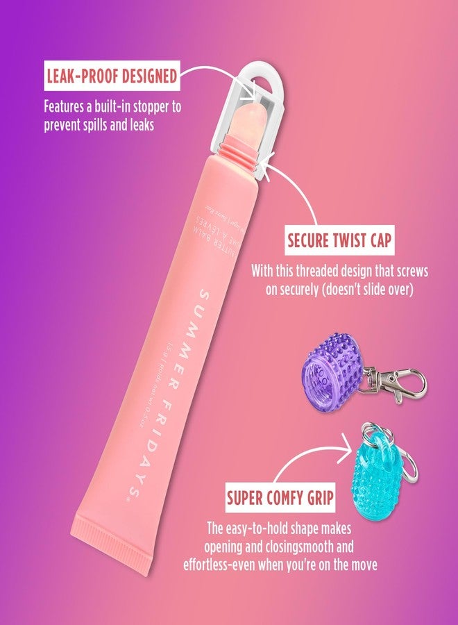 Wefanify Keychain Lip Balm Holder Cap for Summer Fridays 15g/0.5oz - Replacement Cap with Stopper, Lip Gloss Keychain, Convenient Keyring Accessory for Women & Moms, Prevent Loss - Image 3